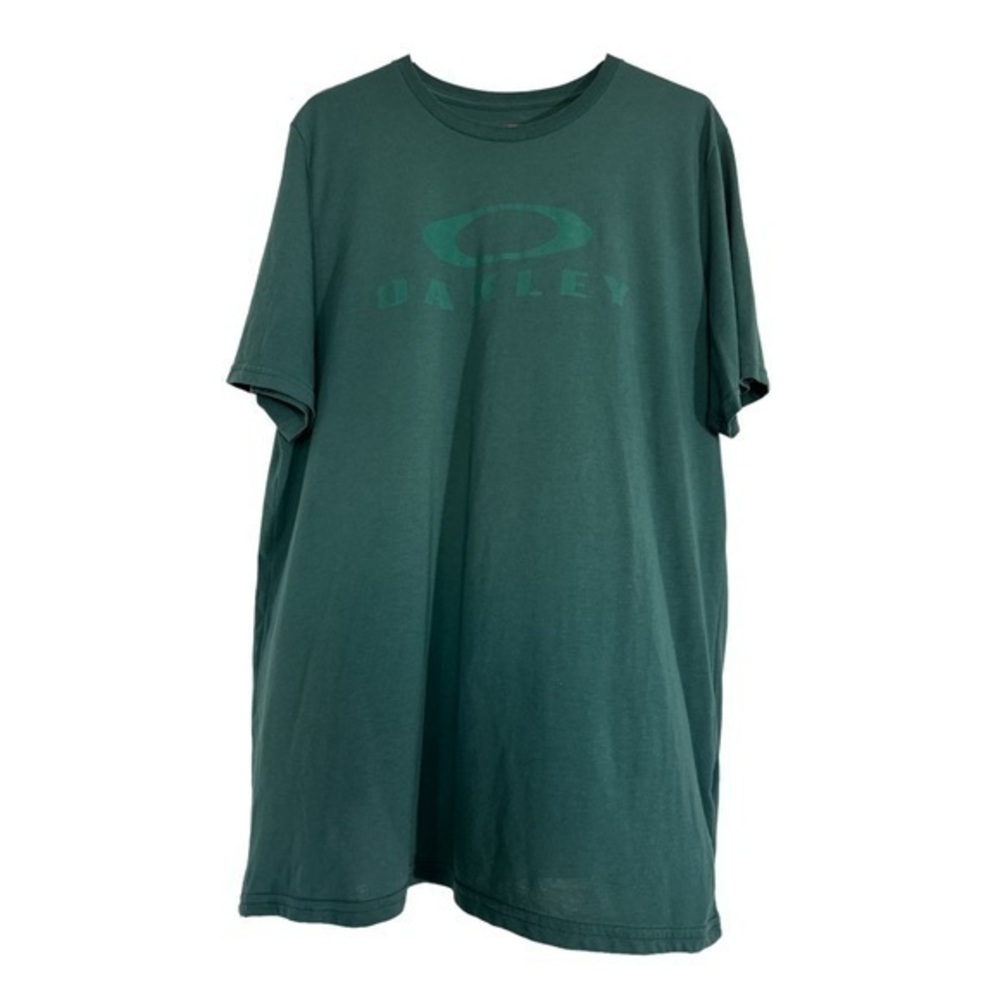 Oakley Green Performance Fit Graphic Shirt Size 2XL EUC #0376-DS